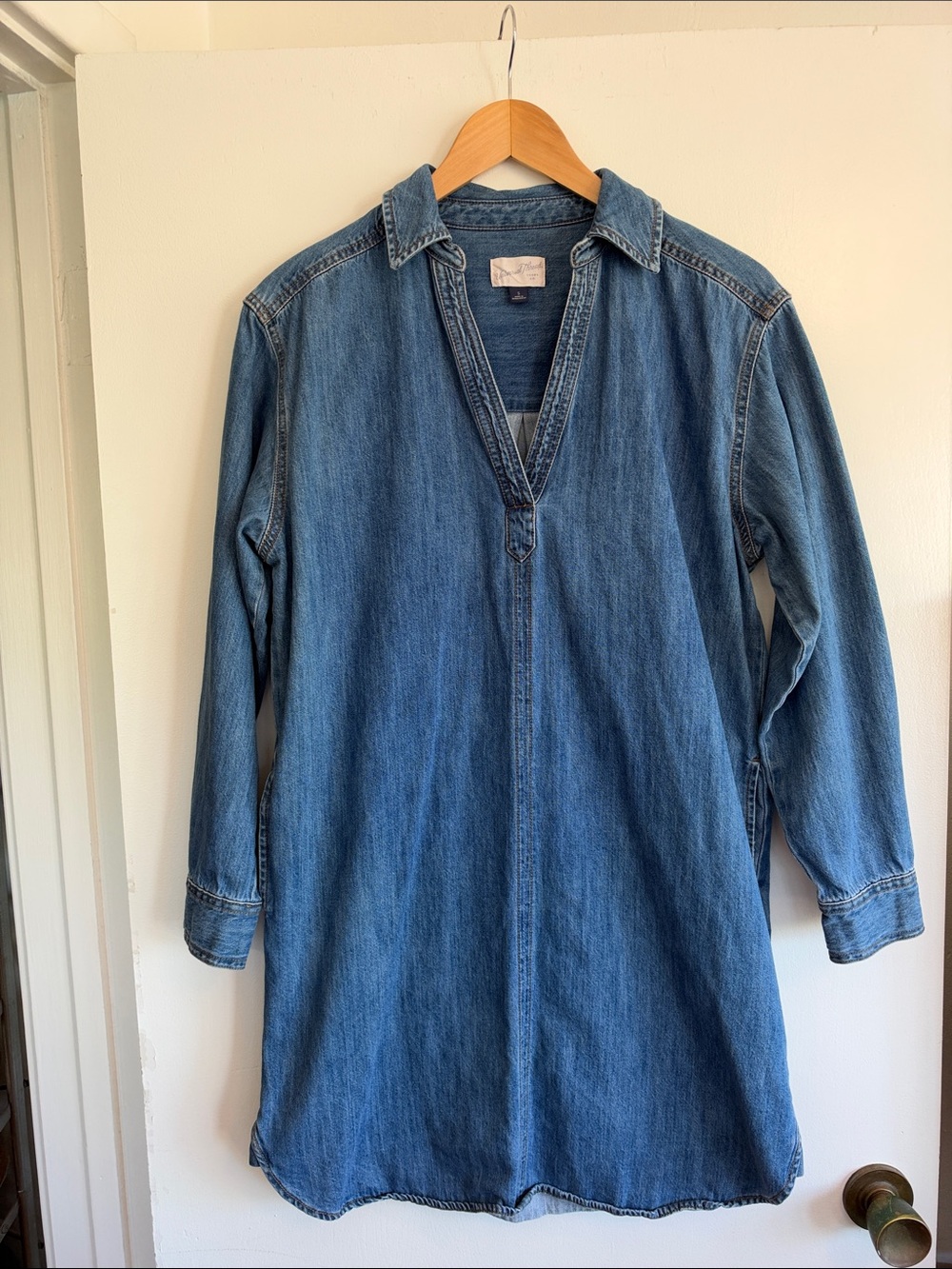 Universal Thread Denim Tunic Dress - Blue